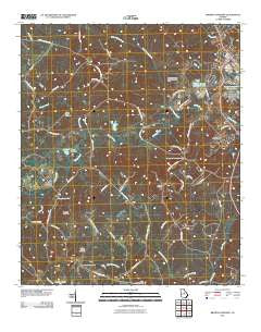 Browns Crossing Georgia Historical topographic map, 1:24000 scale, 7.5 X 7.5 Minute, Year 2011