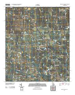 Broxton North Georgia Historical topographic map, 1:24000 scale, 7.5 X 7.5 Minute, Year 2011