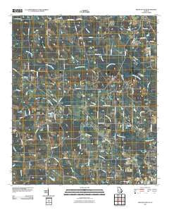 Broxton South Georgia Historical topographic map, 1:24000 scale, 7.5 X 7.5 Minute, Year 2011