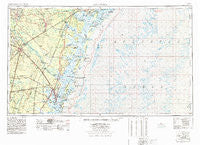 Brunswick Georgia Historical topographic map, 1:250000 scale, 1 X 2 Degree, Year 1978