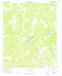 Buchanan Georgia Historical topographic map, 1:24000 scale, 7.5 X 7.5 Minute, Year 1973