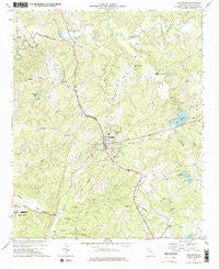 Buchanan Georgia Historical topographic map, 1:24000 scale, 7.5 X 7.5 Minute, Year 1973