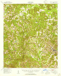 Buena Vista Georgia Historical topographic map, 1:62500 scale, 15 X 15 Minute, Year 1950