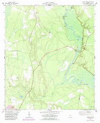 Burnt Fort Georgia Historical topographic map, 1:24000 scale, 7.5 X 7.5 Minute, Year 1978