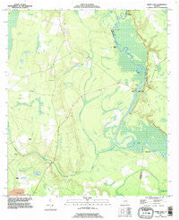 Burnt Fort Georgia Historical topographic map, 1:24000 scale, 7.5 X 7.5 Minute, Year 1993