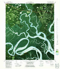 Burroughs Georgia Historical topographic map, 1:24000 scale, 7.5 X 7.5 Minute, Year 1979