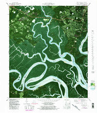 Burroughs Georgia Historical topographic map, 1:24000 scale, 7.5 X 7.5 Minute, Year 1979