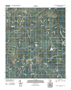 Burtons Ferry Landing Georgia Historical topographic map, 1:24000 scale, 7.5 X 7.5 Minute, Year 2011