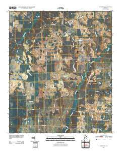 Byromville Georgia Historical topographic map, 1:24000 scale, 7.5 X 7.5 Minute, Year 2011