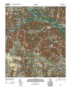 Byron Georgia Historical topographic map, 1:24000 scale, 7.5 X 7.5 Minute, Year 2011