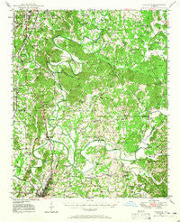 Calhoun Georgia Historical topographic map, 1:62500 scale, 15 X 15 Minute, Year 1949