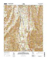Calhoun South Georgia Current topographic map, 1:24000 scale, 7.5 X 7.5 Minute, Year 2014