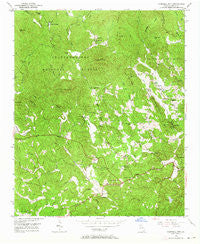 Campbell Mtn Georgia Historical topographic map, 1:24000 scale, 7.5 X 7.5 Minute, Year 1950