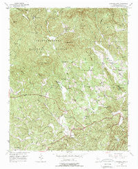 Campbell Mtn Georgia Historical topographic map, 1:24000 scale, 7.5 X 7.5 Minute, Year 1950