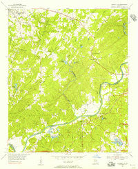 Campbellton Georgia Historical topographic map, 1:24000 scale, 7.5 X 7.5 Minute, Year 1954