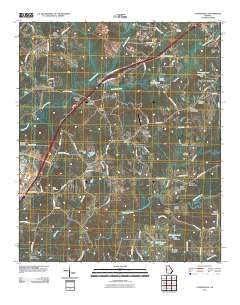Cannonville Georgia Historical topographic map, 1:24000 scale, 7.5 X 7.5 Minute, Year 2011