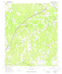 Cannonville Georgia Historical topographic map, 1:24000 scale, 7.5 X 7.5 Minute, Year 1964