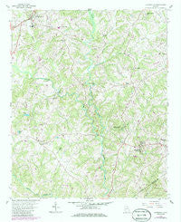 Carnesville Georgia Historical topographic map, 1:24000 scale, 7.5 X 7.5 Minute, Year 1959