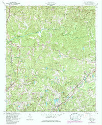 Cataula Georgia Historical topographic map, 1:24000 scale, 7.5 X 7.5 Minute, Year 1955