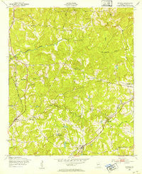 Cataula Georgia Historical topographic map, 1:24000 scale, 7.5 X 7.5 Minute, Year 1950