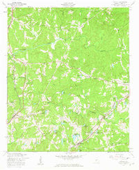Cataula Georgia Historical topographic map, 1:24000 scale, 7.5 X 7.5 Minute, Year 1955