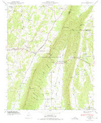 Catlett Georgia Historical topographic map, 1:24000 scale, 7.5 X 7.5 Minute, Year 1946