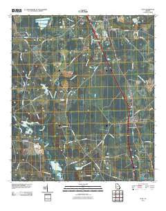 Cecil Georgia Historical topographic map, 1:24000 scale, 7.5 X 7.5 Minute, Year 2011