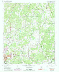 Cedartown East Georgia Historical topographic map, 1:24000 scale, 7.5 X 7.5 Minute, Year 1967
