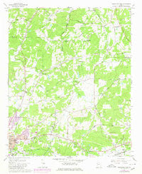 Cedartown East Georgia Historical topographic map, 1:24000 scale, 7.5 X 7.5 Minute, Year 1967