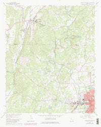 Cedartown West Georgia Historical topographic map, 1:24000 scale, 7.5 X 7.5 Minute, Year 1967
