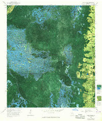 Chase Prairie Georgia Historical topographic map, 1:24000 scale, 7.5 X 7.5 Minute, Year 1965