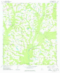 Chastain Georgia Historical topographic map, 1:24000 scale, 7.5 X 7.5 Minute, Year 1977