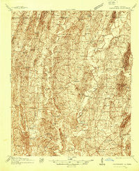 Chatsworth Georgia Historical topographic map, 1:48000 scale, 15 X 15 Minute, Year 1938