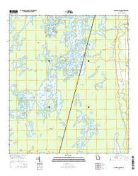 Chesser Island Georgia Current topographic map, 1:24000 scale, 7.5 X 7.5 Minute, Year 2014