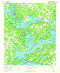 Chestatee Georgia Historical topographic map, 1:24000 scale, 7.5 X 7.5 Minute, Year 1964