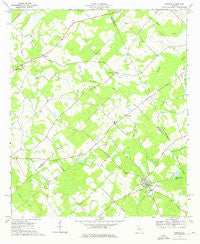 Chester Georgia Historical topographic map, 1:24000 scale, 7.5 X 7.5 Minute, Year 1974
