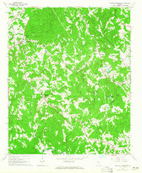 Chestnut Mountain Georgia Historical topographic map, 1:24000 scale, 7.5 X 7.5 Minute, Year 1964