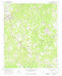 Chestnut Mountain Georgia Historical topographic map, 1:24000 scale, 7.5 X 7.5 Minute, Year 1964