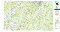 Chickamauga Georgia Historical topographic map, 1:100000 scale, 30 X 60 Minute, Year 1981