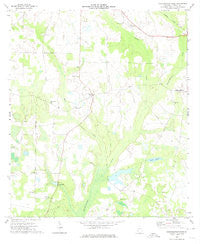 Chickasawhatchee Georgia Historical topographic map, 1:24000 scale, 7.5 X 7.5 Minute, Year 1973