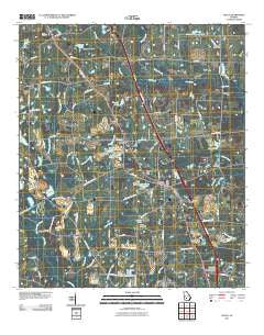 Chula Georgia Historical topographic map, 1:24000 scale, 7.5 X 7.5 Minute, Year 2011