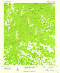 Clarkesville NE Georgia Historical topographic map, 1:24000 scale, 7.5 X 7.5 Minute, Year 1957