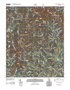 Clarkesville NE Georgia Historical topographic map, 1:24000 scale, 7.5 X 7.5 Minute, Year 2011