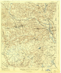 Claxton Georgia Historical topographic map, 1:62500 scale, 15 X 15 Minute, Year 1919