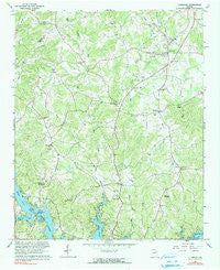 Clermont Georgia Historical topographic map, 1:24000 scale, 7.5 X 7.5 Minute, Year 1964