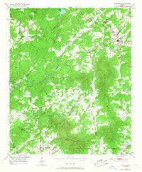 Cleveland Georgia Historical topographic map, 1:24000 scale, 7.5 X 7.5 Minute, Year 1951