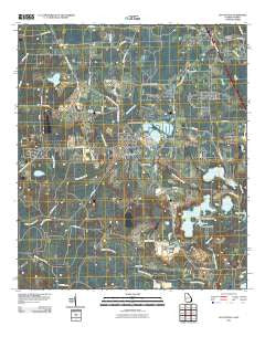 Clyattville Georgia Historical topographic map, 1:24000 scale, 7.5 X 7.5 Minute, Year 2011
