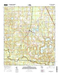 Clyattville Georgia Current topographic map, 1:24000 scale, 7.5 X 7.5 Minute, Year 2014