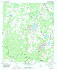 Clyattville Georgia Historical topographic map, 1:24000 scale, 7.5 X 7.5 Minute, Year 1956