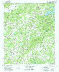 Coal Mountain Georgia Historical topographic map, 1:24000 scale, 7.5 X 7.5 Minute, Year 1964